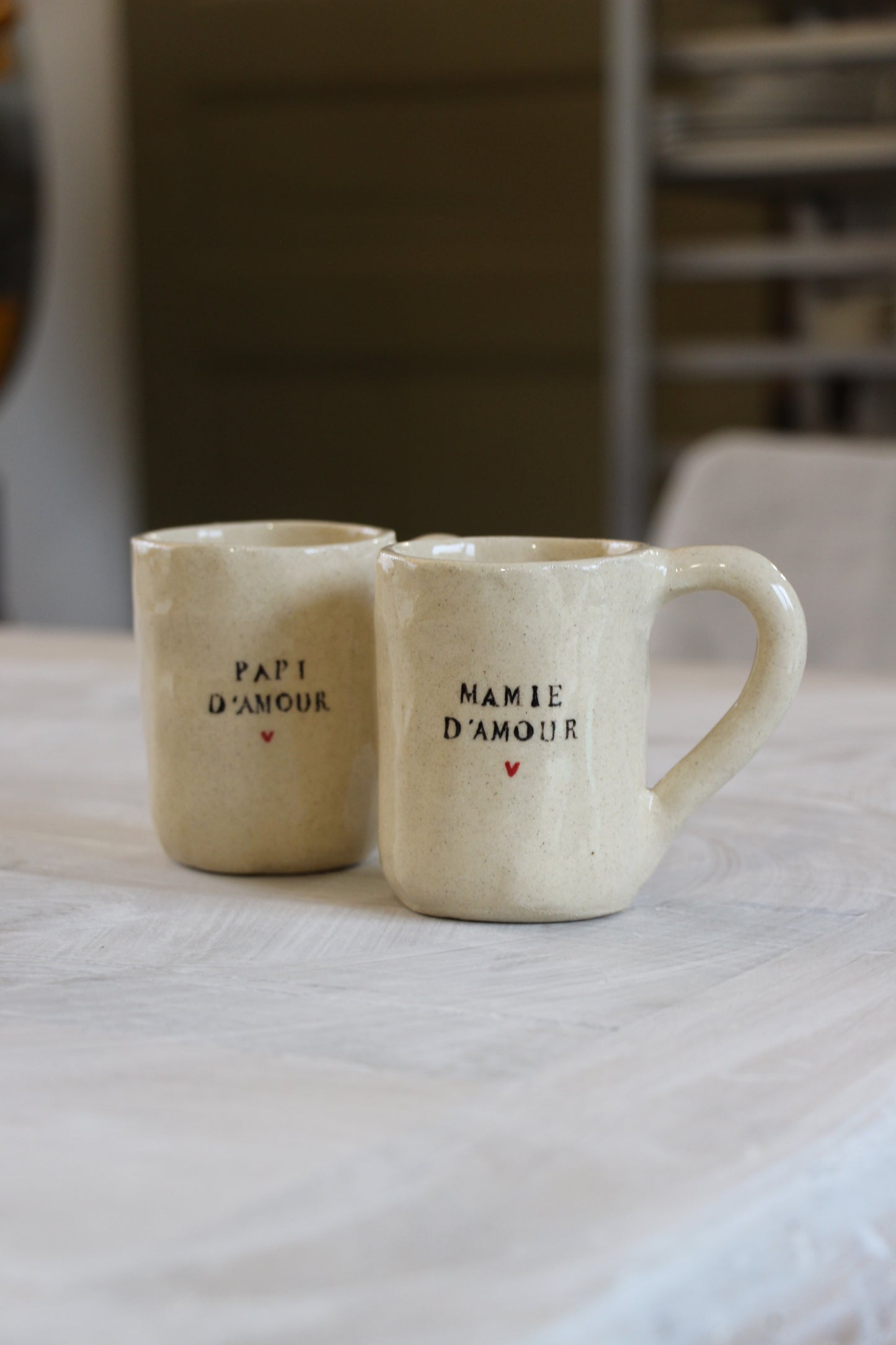 La tasse Mamie et Papi d'amour - en Pré commande