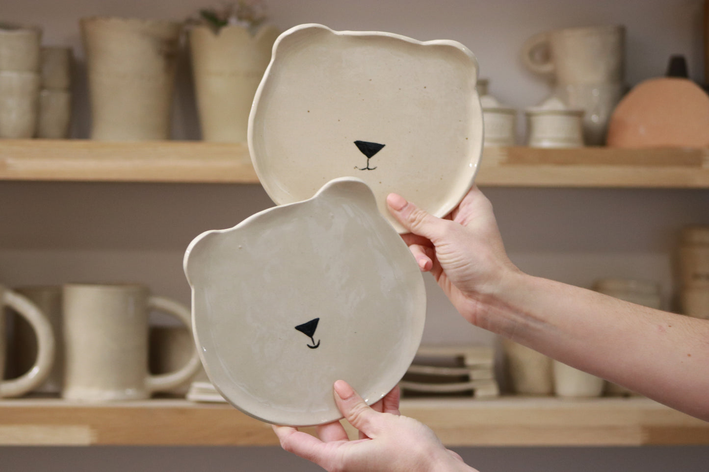 Assiette Ourson Blanche - EN PRE COMMANDE