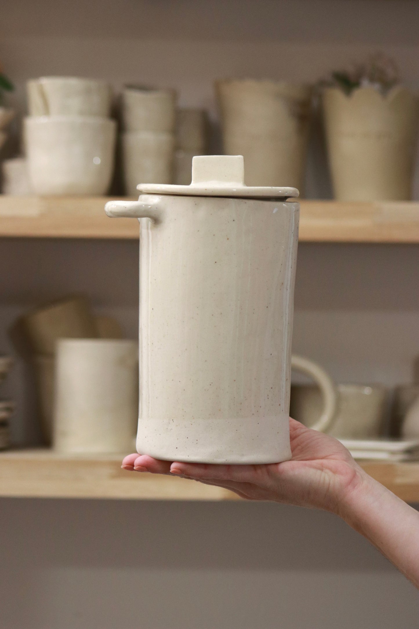 Pot à couvercle