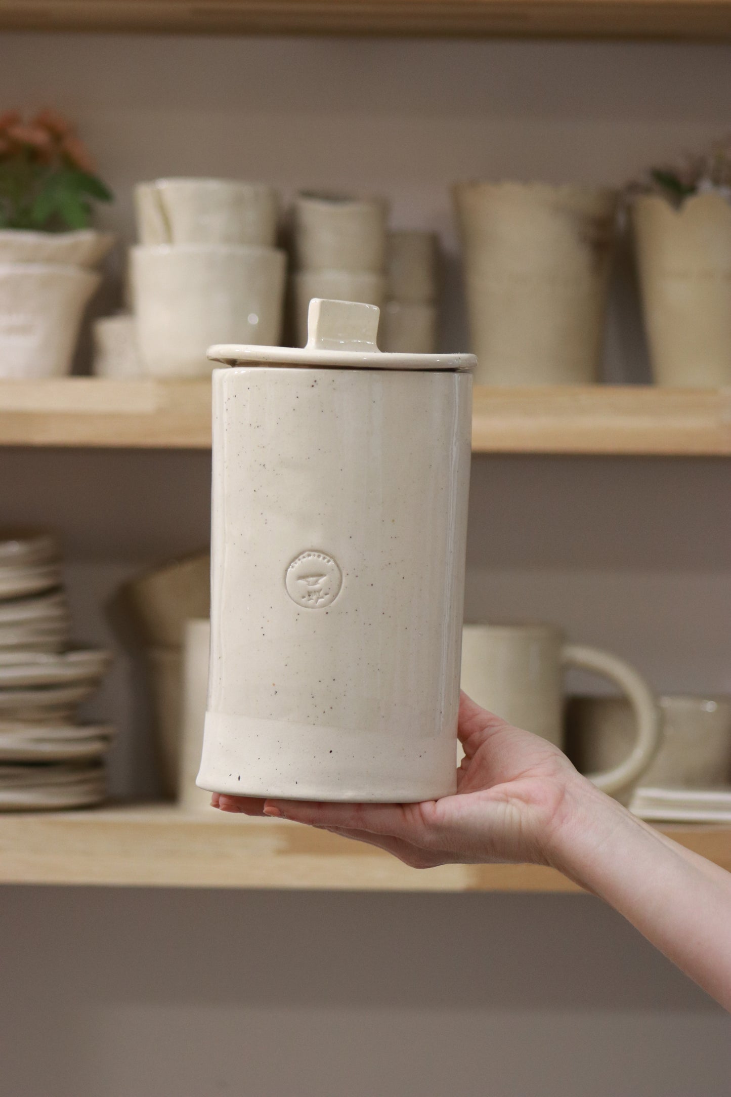 Pot à couvercle