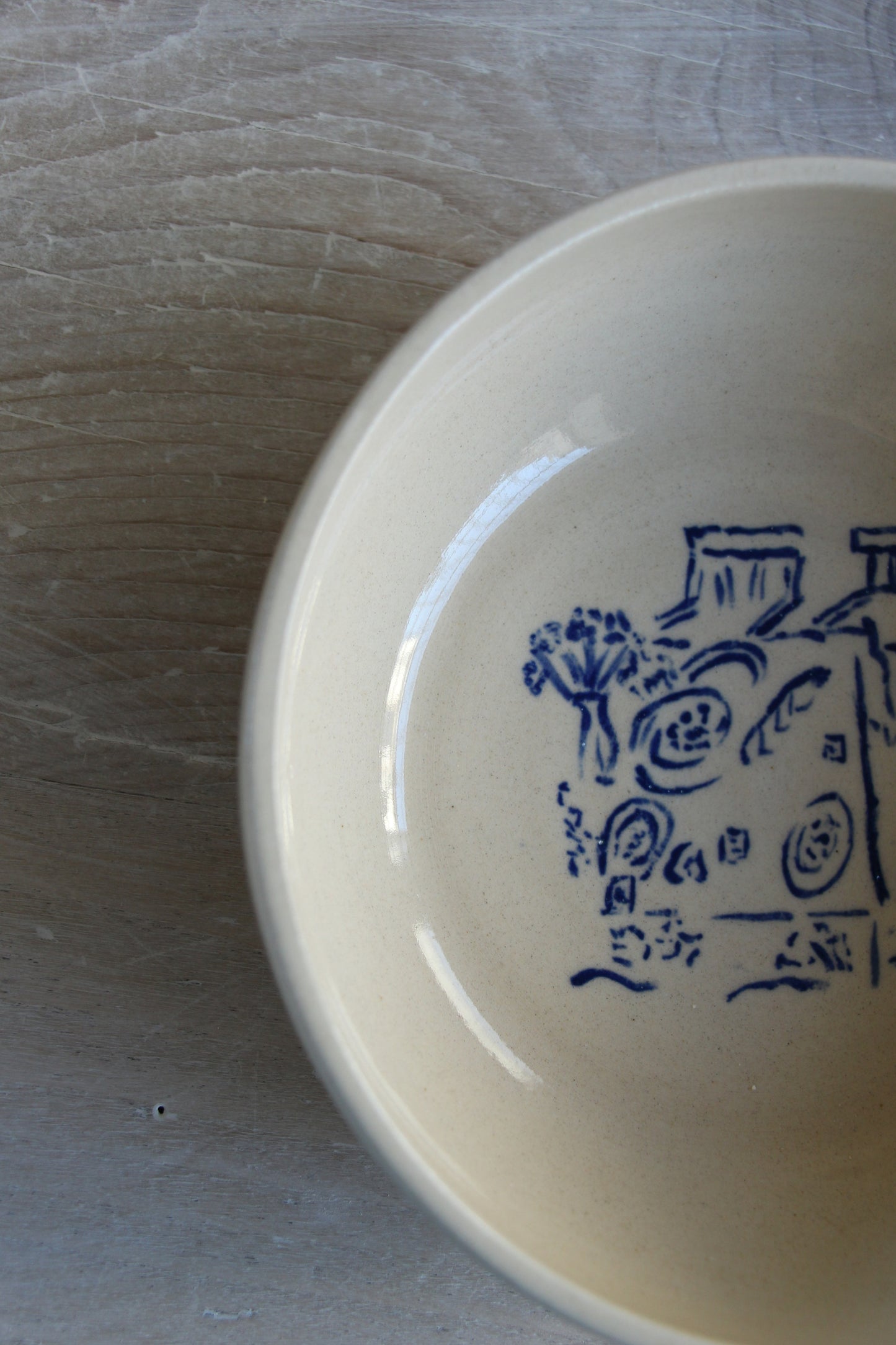 Assiette creuse "Méditerranée" - en PRÉ-COMMANDE