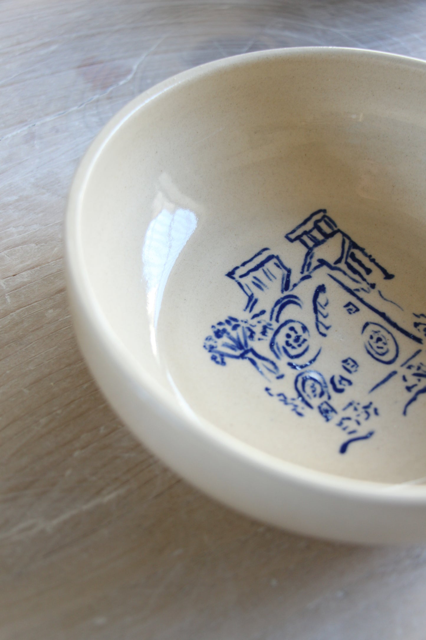 Assiette creuse "Méditerranée" - en PRÉ-COMMANDE