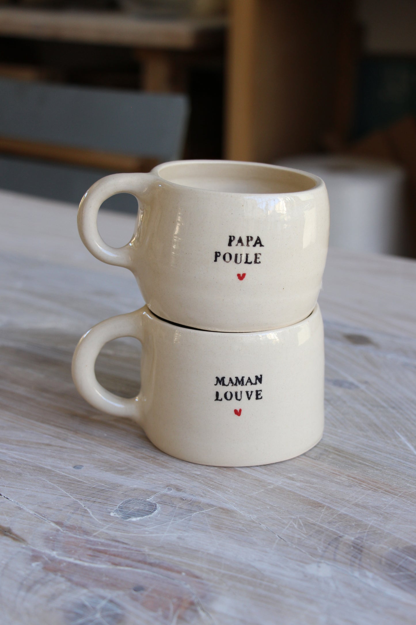 Le mug "papa poule" - en PRÉ COMMANDE