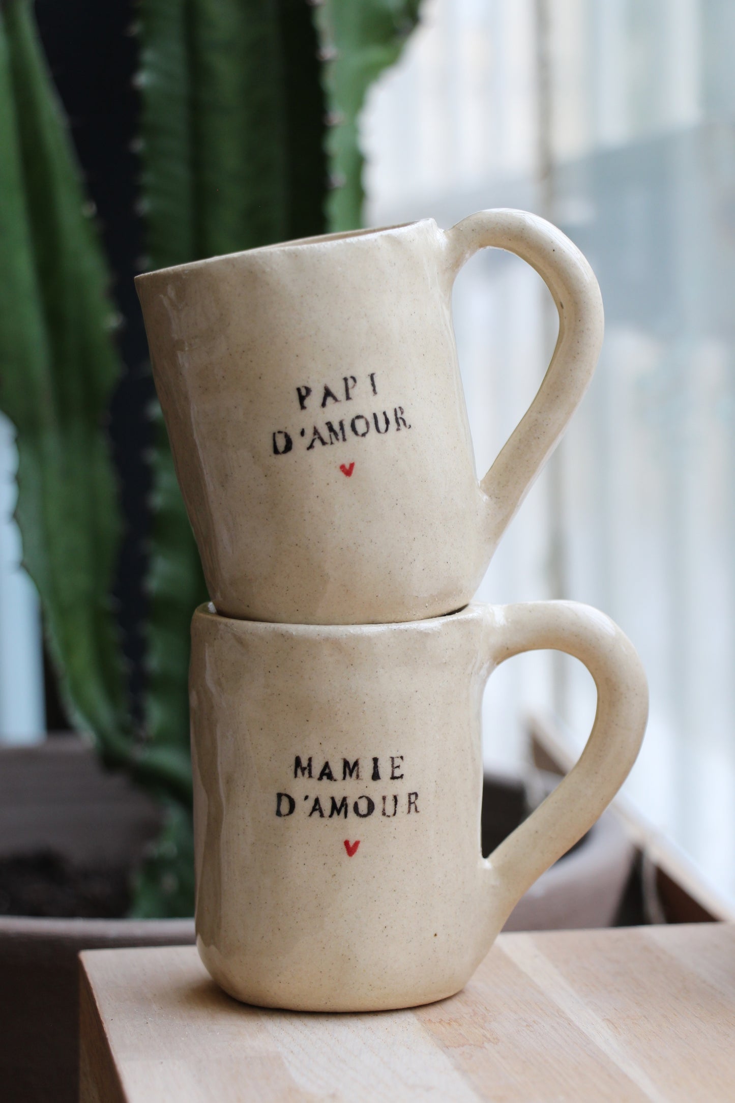 La tasse Mamie et Papi d'amour - en Pré commande