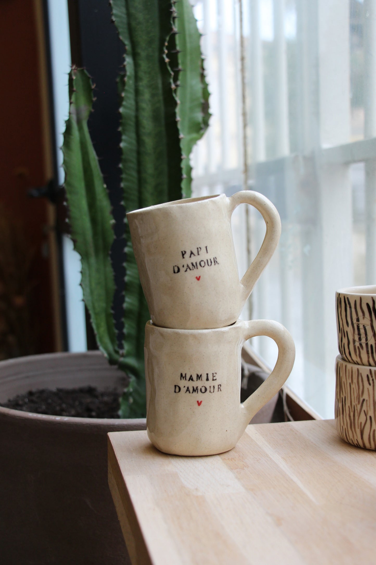 La tasse Mamie et Papi d'amour - en Pré commande